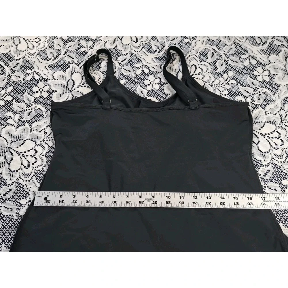 Tropical Escape Swim Shorts 12 Black Tankini Swim Top L Adjustable Straps Padded